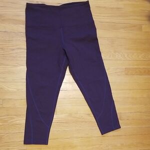 Purple High-Waisted Leggings